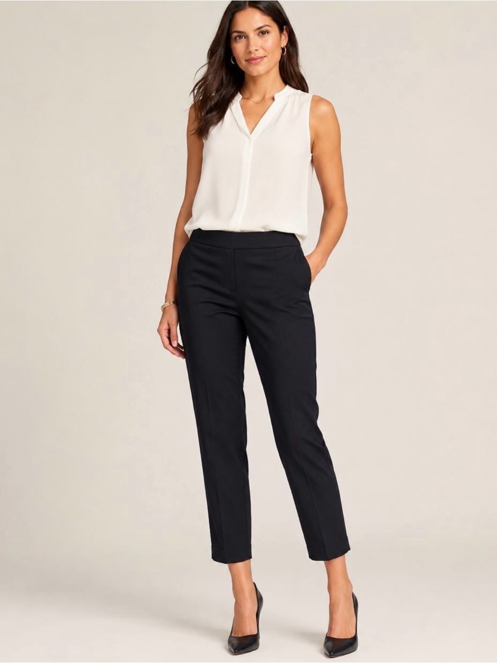 Tommy Bahama Pants
Womens 0 Black Coastal City Ankle UPF 30 Stretch
